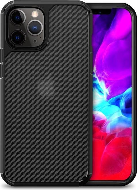 Immagine prodotto Crong Hybrid Carbon - Custodia per iPhone 12 Mini nero (Apple iPhone 12 mini)