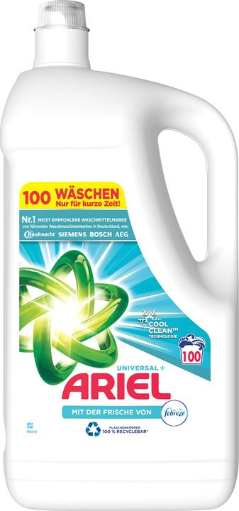 Produktbild Ariel Universal+ (100 Waschgänge, Flüssig)