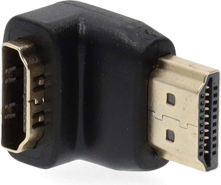 Image du produit Nedis Adaptateur HDMI, angle de 90°, connecteur HDMI - HDMI (HDMI)