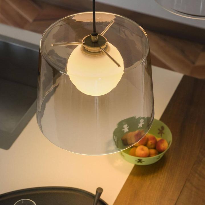 Actual product image Ideal lux FADE G9 pendant light ⌀270mm dimmable amber warm white 271316 (G9, 370 lm)