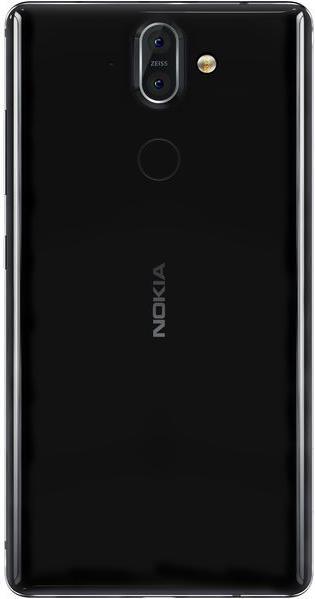 Produktbild Nokia 8 Sirocco (128 GB, Black, 5.50", Single SIM, 13 Mpx, 4G)