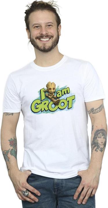 Immagine prodotto Guardians Of The Galaxy I Am Groot Jumping Maglietta Uomo (M)