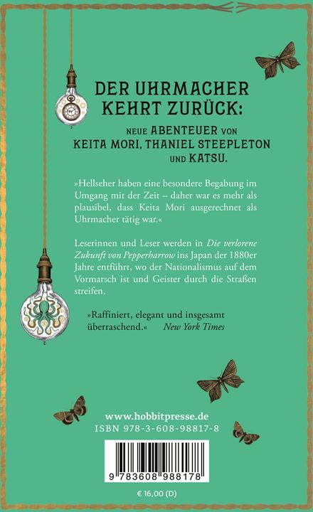 Produktbild Die verlorene Zukunft von Pepperharrow (Deutsch, Natasha Pulley, Jochen Schwarzer, 2024)