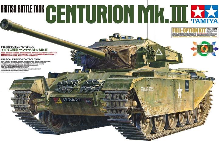 Actual product image Tamiya British Battle Tank Centurion MKIII (Kit)