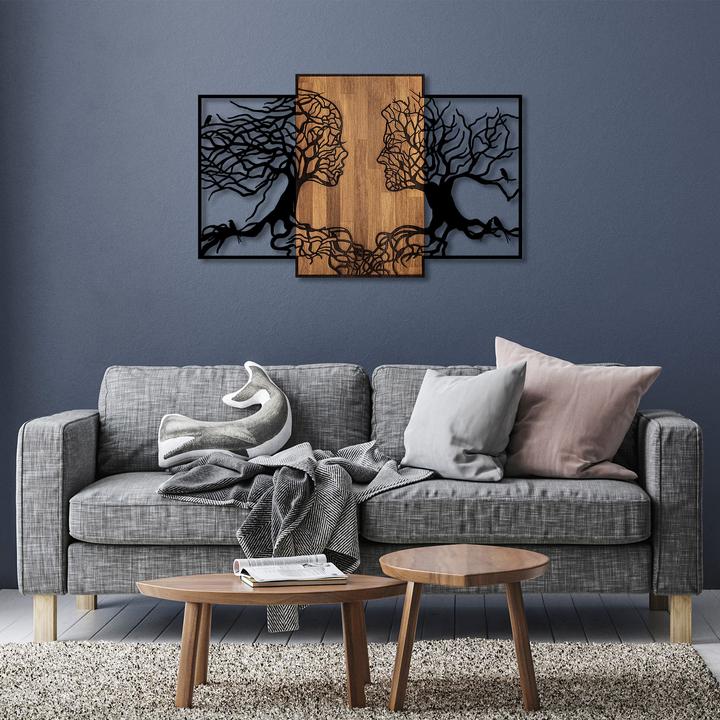 Actual product image Wallxpert Woodland Wooden Wall Accessory