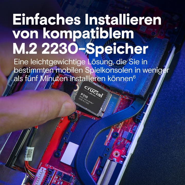 Image du produit Crucial P310 (1000 Go, M.2 2230)