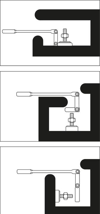 Immagine prodotto BGS Chiave combinata a cricchetto con doppio snodo regolabile 9 mm (9 mm)