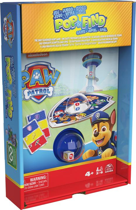 Produktbild Spin Master Paw Patrol Pop & Find-Spiel | Paw Patrol-Spielzeug Kleinkinder-Spielzeug Kinderspielzeug | Spiele fü