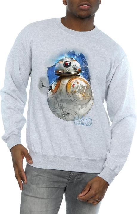 Actual product image Star Wars Mens The Last Jedi BB-8 Brushed Sweatshirt (3XL)
