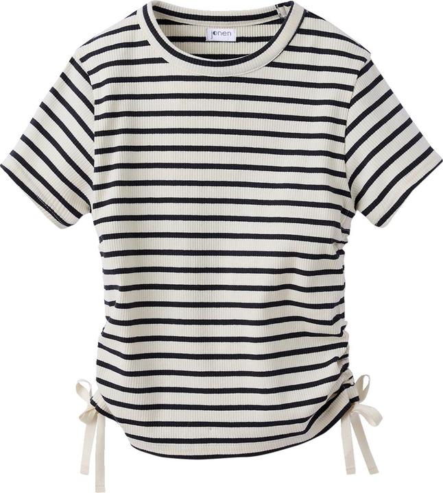 Jonen 2er-Pack Mädchen T-Shirts mit Tunnelzug an der Seite