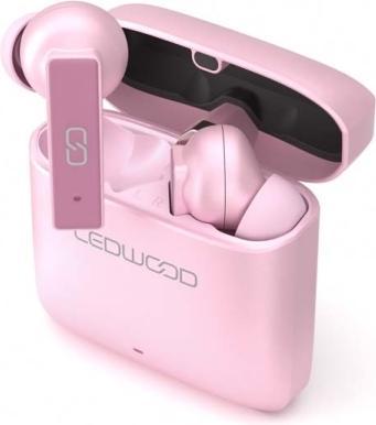 Actual product image Ledwood Titan, True Wireless Stereo (TWS), Calls/Music/Sport/Everyday, Headset, Pink