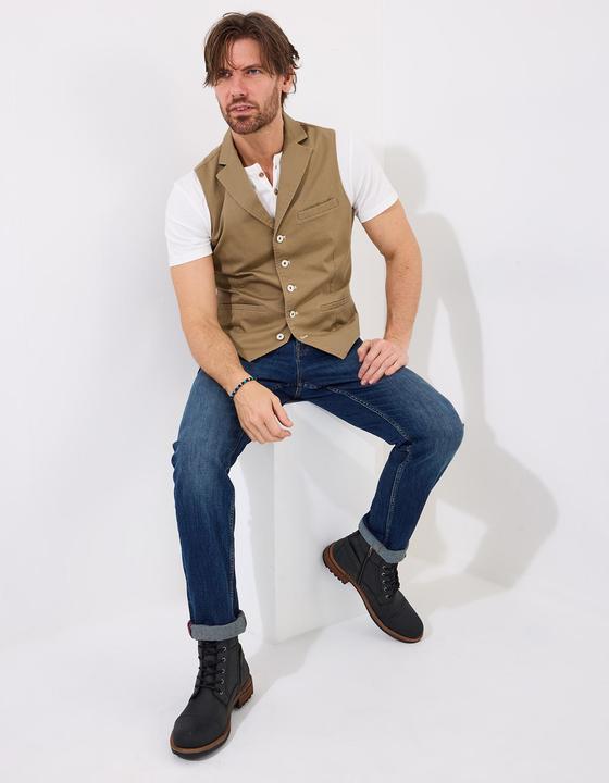 Actual product image Joe Browns Vintage Workwear Twill Waistcoat (60)