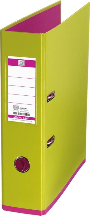 Produktbild Elba Ordner myColour, Rückenbreite: 80 mm, hellgrün-pink DIN A4, Einband aussen (A4, 80 mm, 1 Stück)