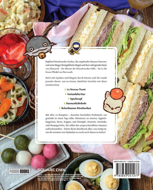 Produktbild Panini Das ultimative Final Fantasy XIV Kochbuch (Deutsch, Victoria Rosenthal, Andreas Kasprzak, 2021)