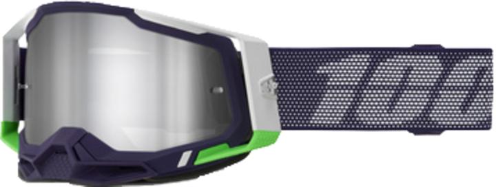 Produktbild 100% Racecraft 2 Goggle (Krakov, Silver, Mirror Silver)