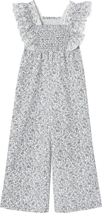 Produktbild Vertbaudet Festlicher Mädchen Jumpsuit mit Blumenprint und Lochstickerei (98)