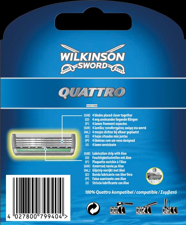 Immagine prodotto Wilkinson Quattro Lame di rasoio da uomo 6 pezzi (6 x)