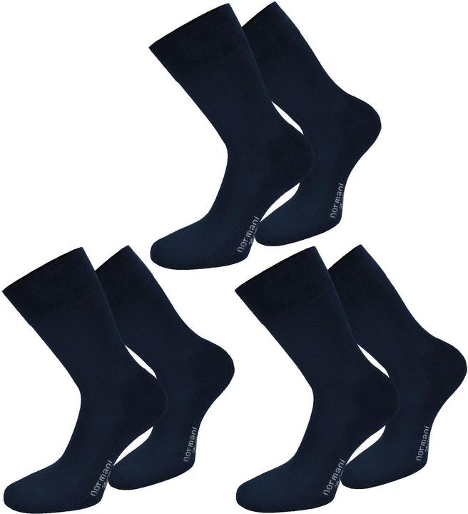 Produktbild Normani 6 Paar Komfortsocken mit Softrand und Frotteesohle (6er Pack, 39 - 42)