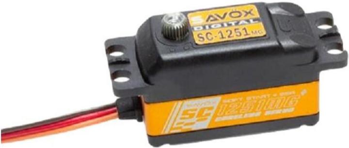 Image du produit Savöx Low Profile Servo SC-1251MG+ Digital, réducteur en métal, 9 kg