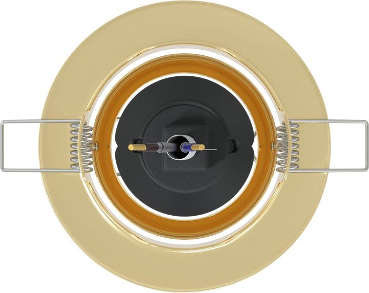Produktbild VidaXL Lampen Set von 12 Gold Metall, Kunststoff 9 cm Leichtes Gewicht (GU10)