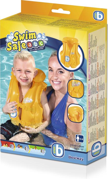 Produktbild Bestway Schwimmweste 3-6 Jahre Swim Safe Step (One Size, 14 - 23 kg)