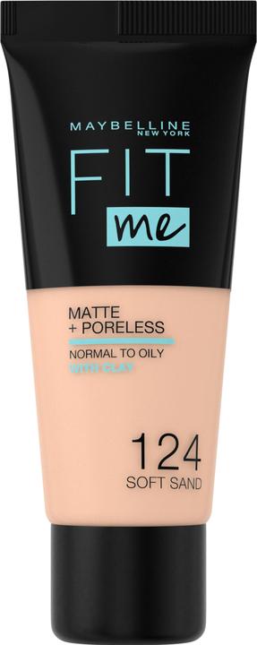 Maybelline New York Fit me! Matte&Poreless (124 Soft Sand)