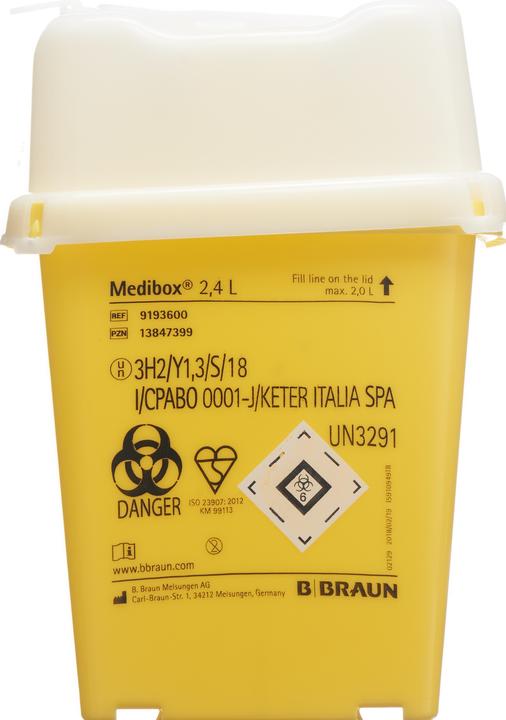 Immagine prodotto DQB X Raccoglitore di cannule MEDIBOX da 2,4 litri