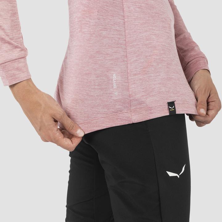 Immagine prodotto Salewa Maglietta Puez Melange Dry L/S da donna (46, 3XL)