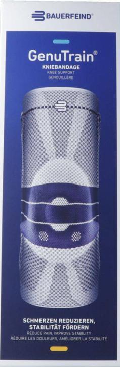 Produktbild GenuTrain Aktivbandage mit Silikonrand Grösse 6 titan (6)