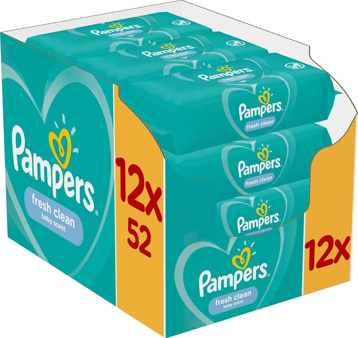Image du produit Pampers frais et propre (624 pièce(s))