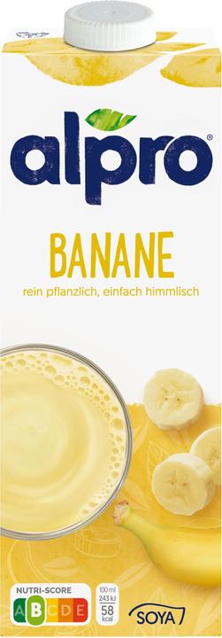 Actual product image Alpro Soy Drink Banana (1 x 100 cl)