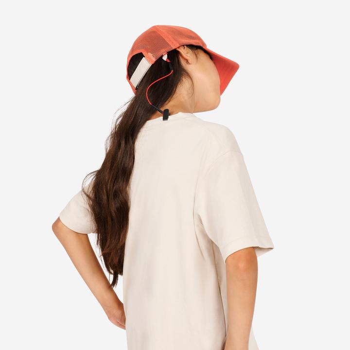 Actual product image Tribord Segelcap Kinder - Sailing 500 beige/rot (52, 53, 54, 55)