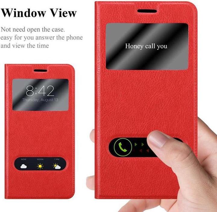 Produktbild Cadorabo Book mit View Doppelfenster Cover (Microsoft Lumia 550)