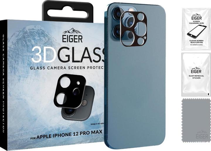 Actual product image Eiger Mountain Glass Lens (1 Piece, Apple iPhone 12 Pro Max)