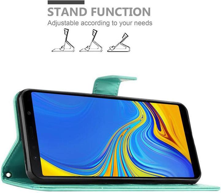 Productafbeelding Cadorabo Bloemen Boekomslag (Samsung Galaxy A7 (2018))