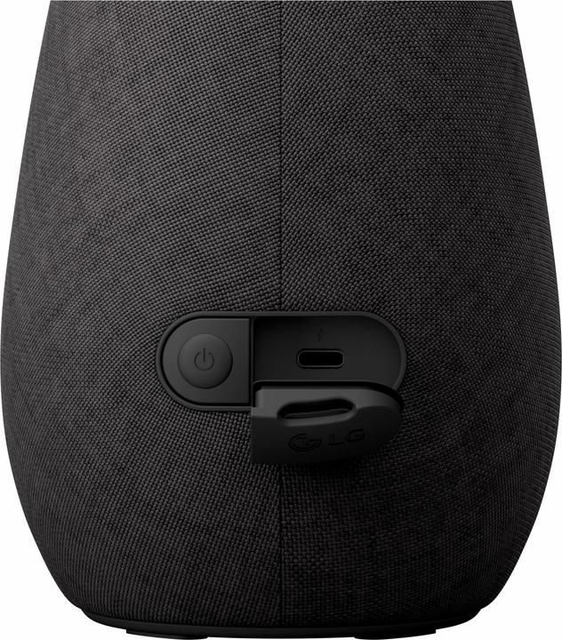 Immagine prodotto LG XBOOM 360 XO2, Speaker omnidirezionale 20W, Illuminazione, IP55, Bluetooth 5.3, Black (15 h, Batteria)