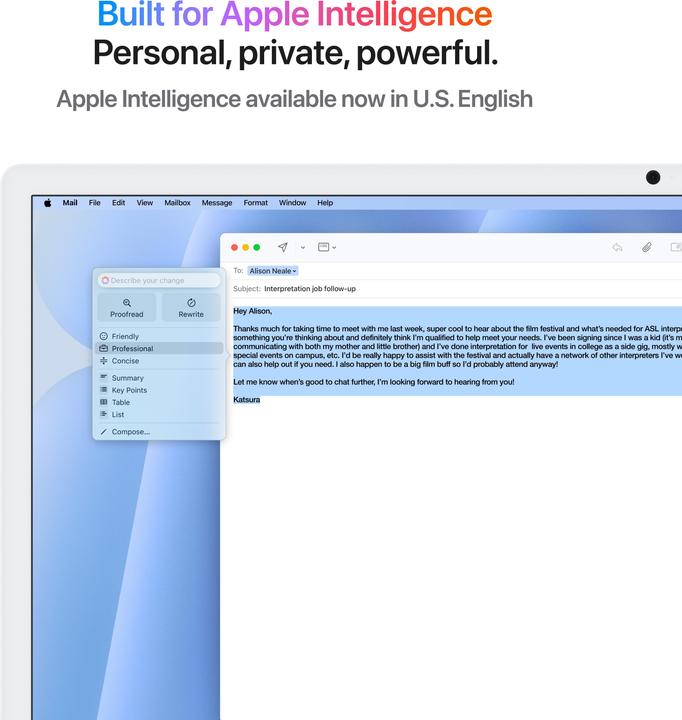Actual product image Apple iMac 2024 (M4, 24 GB, 512 GB, Apple M4 10-Core)