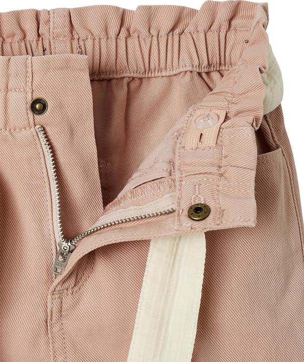 Actual product image Vertbaudet Girls' paperbag shorts with fabric belt (146)