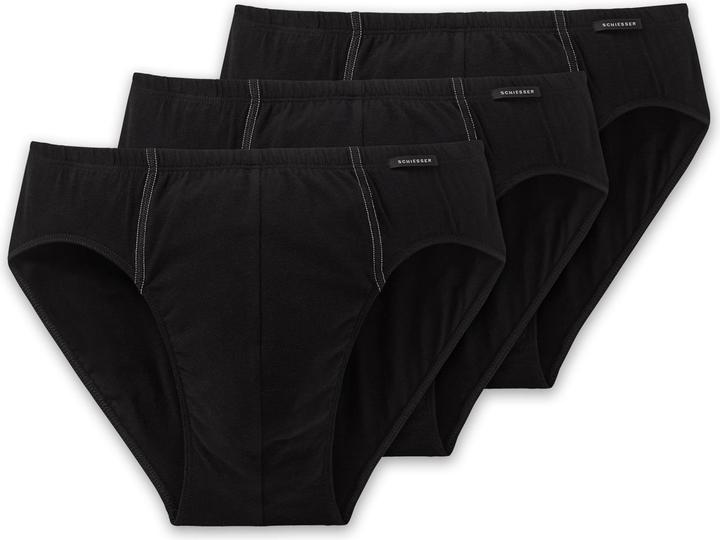 Schiesser Slip Casual Bequem sitzend (S, 3er Pack)