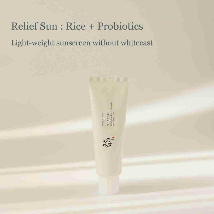 Actual product image Beauty of Joseon Relief Sun Rice Probiotics (Sun cream face, SPF 50+, 50 ml)