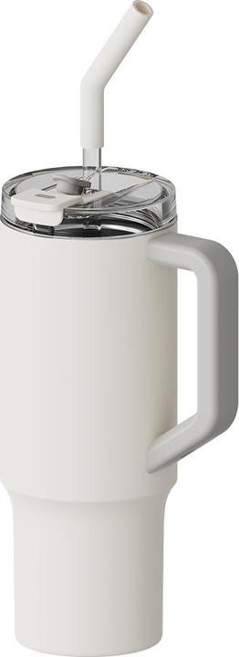Actual product image Xiaomi Thermobecher mit Strohhalm | Weiss (1 l)