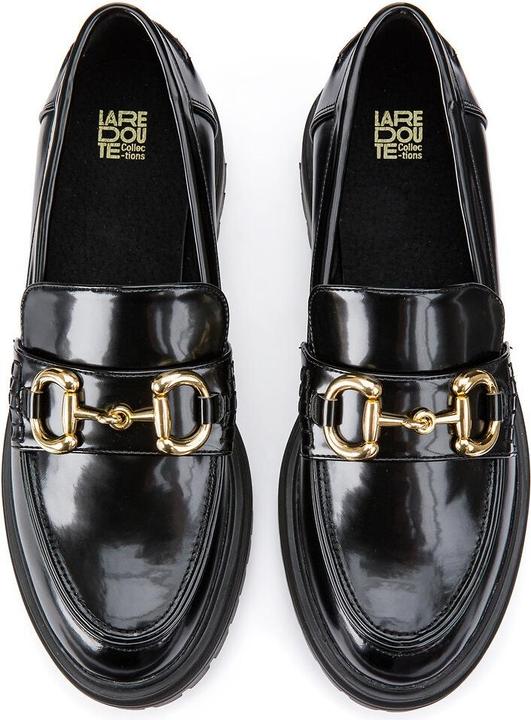 Actual product image La Redoute Collections Moccasins with buckle (41)