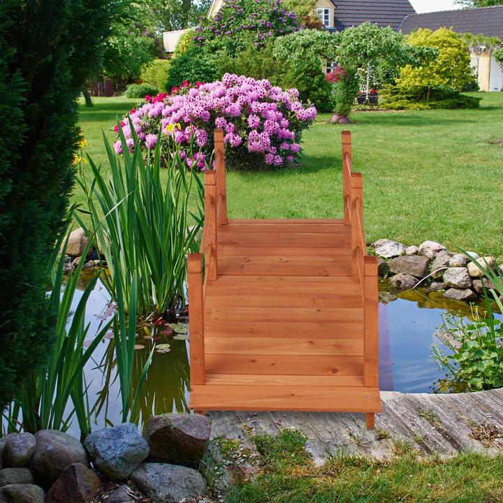 Produktbild Relaxdays Teichbrücke Geländer