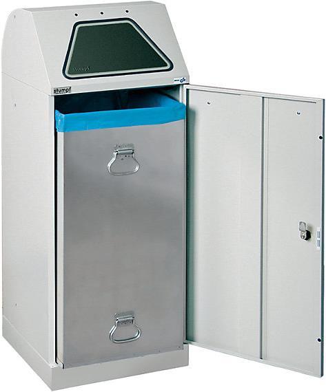 Produktbild kaiserkraft System-Wertstoffsammler, Einwurfklappe handbetätigt (120 l)