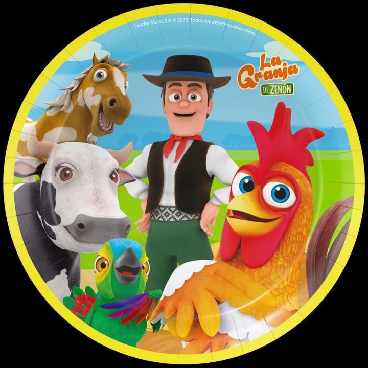 Image du produit Been Smile Zenons Bauernhof Party Teller