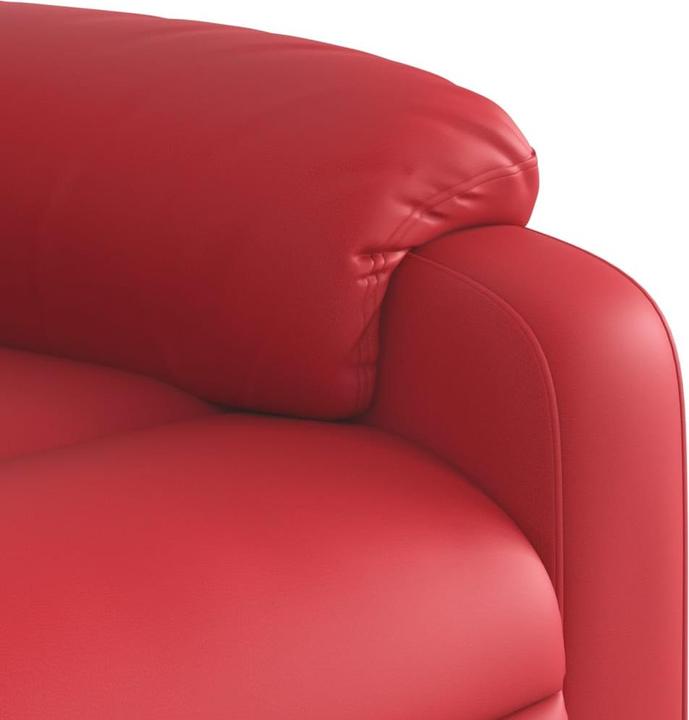 Image du produit VidaXL Fauteuil de massage rouge en similicuir,Couleur : rouge,Matériau : similicuir