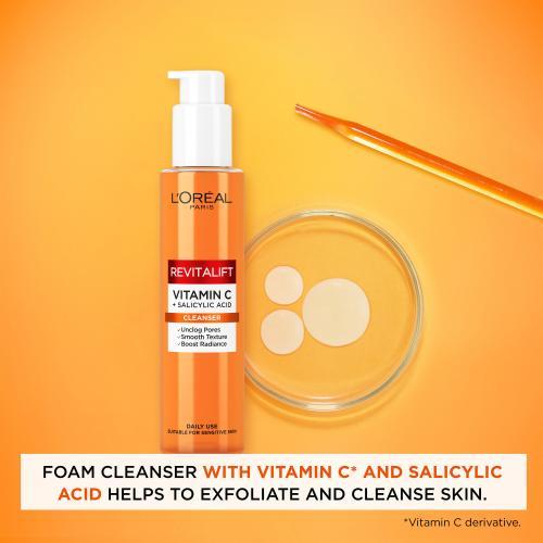 Actual product image L'Oréal Paris Revitalift Clinical Vitamin C + Salicylic Acid Cleanser (150 ml)