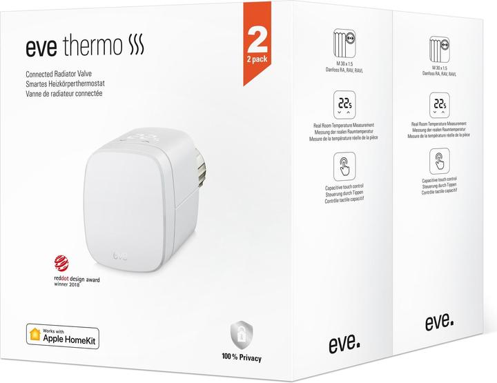 Produktbild Eve Thermo (HomeKit) 2er Pack