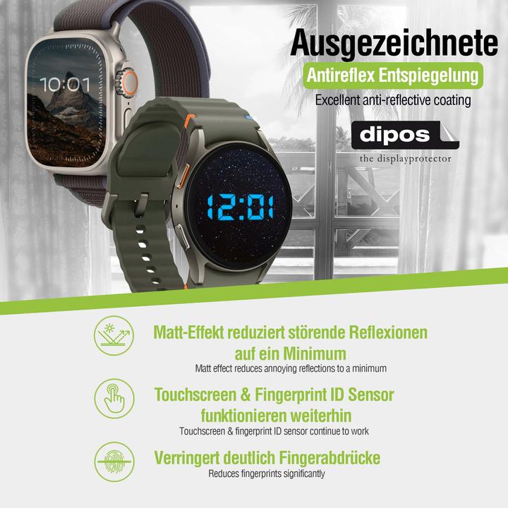 Image du produit Dipos Film de Protection d’écran Anti-reflet pour Fossil FB-01