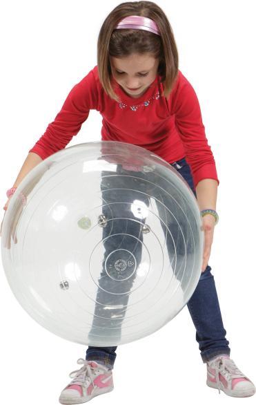 Actual product image Ledraplastic Gymnic® Jinglin Ball Transparent, Ø 55 cm